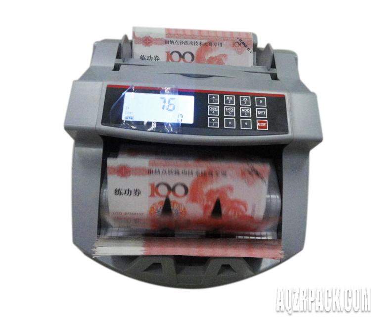 Battery within machine portable money co