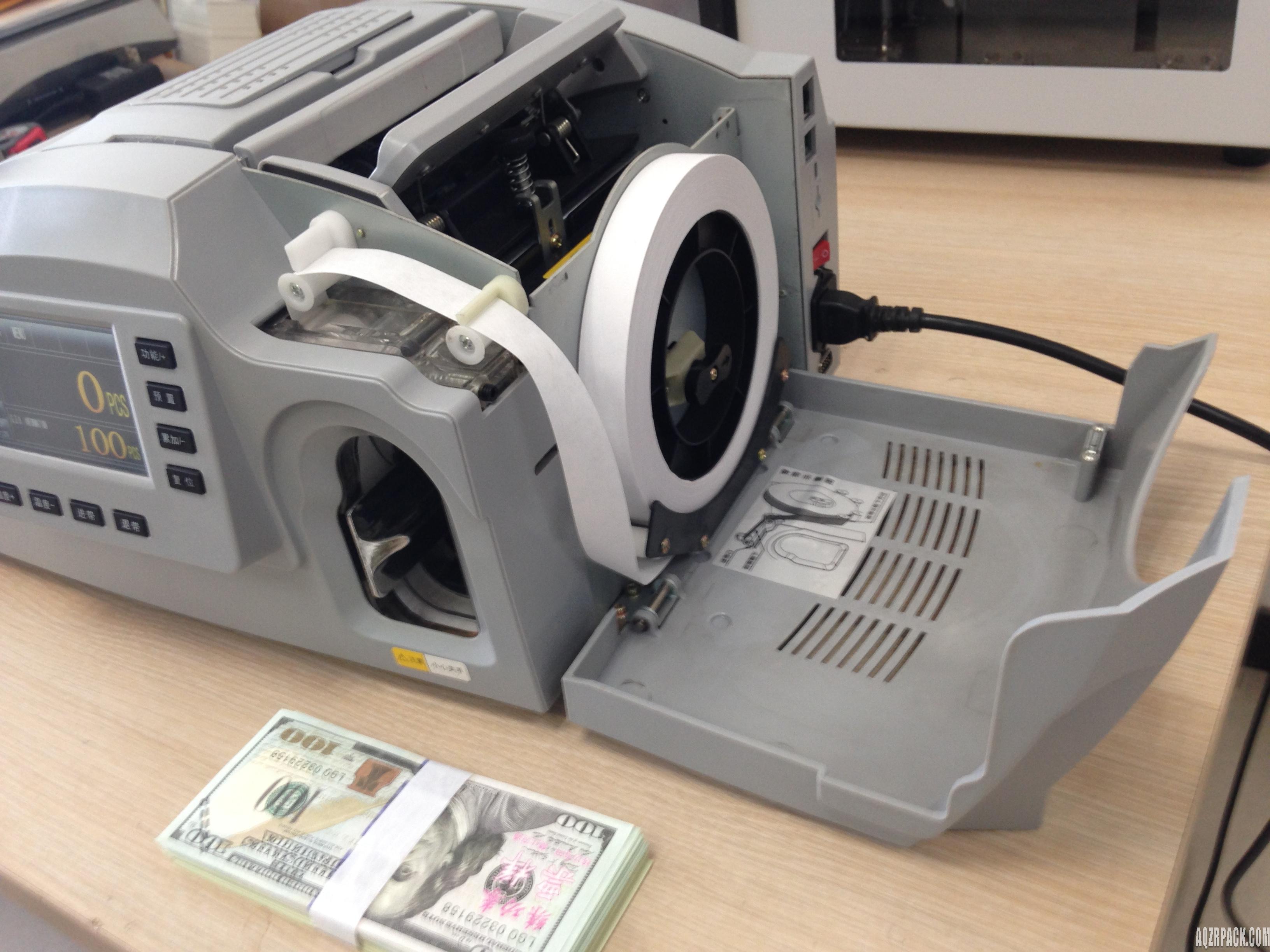 Muti-function Check & count & bind money machine