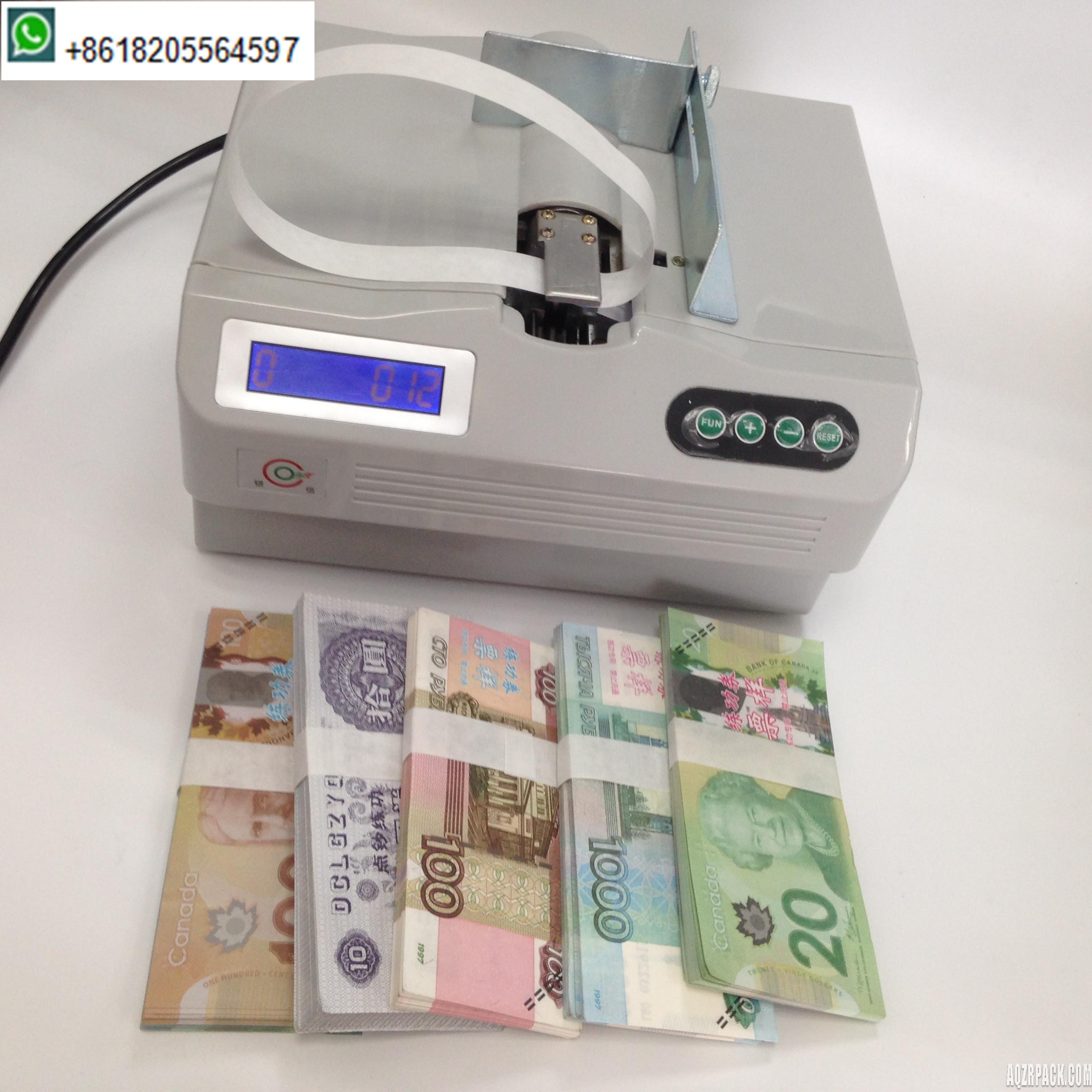 Stationary Strapping machine small size used in office or banks