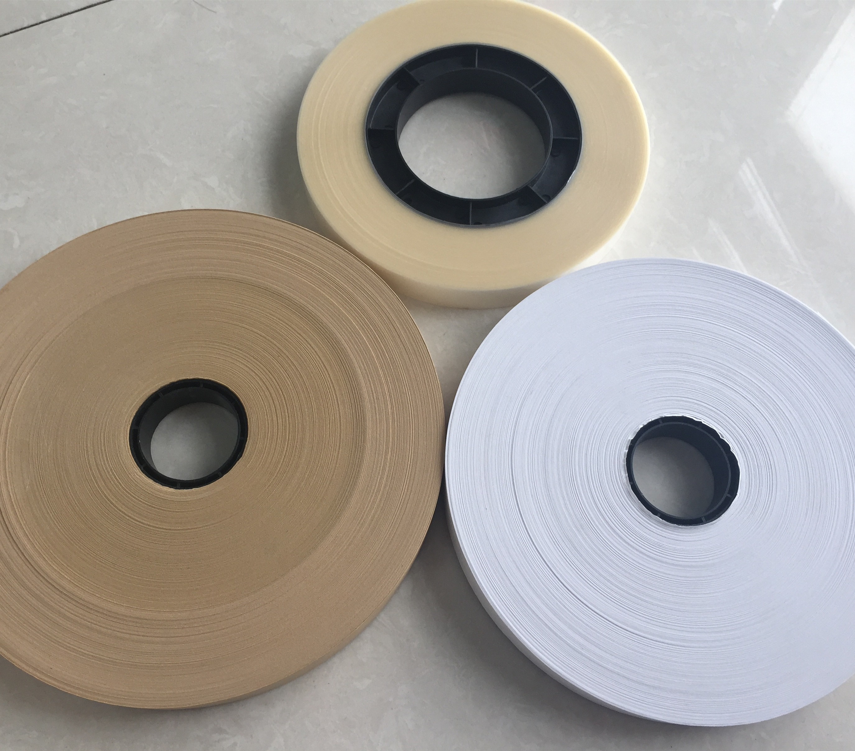 Box corner pasting kraft paper/PET tape for making boxes
