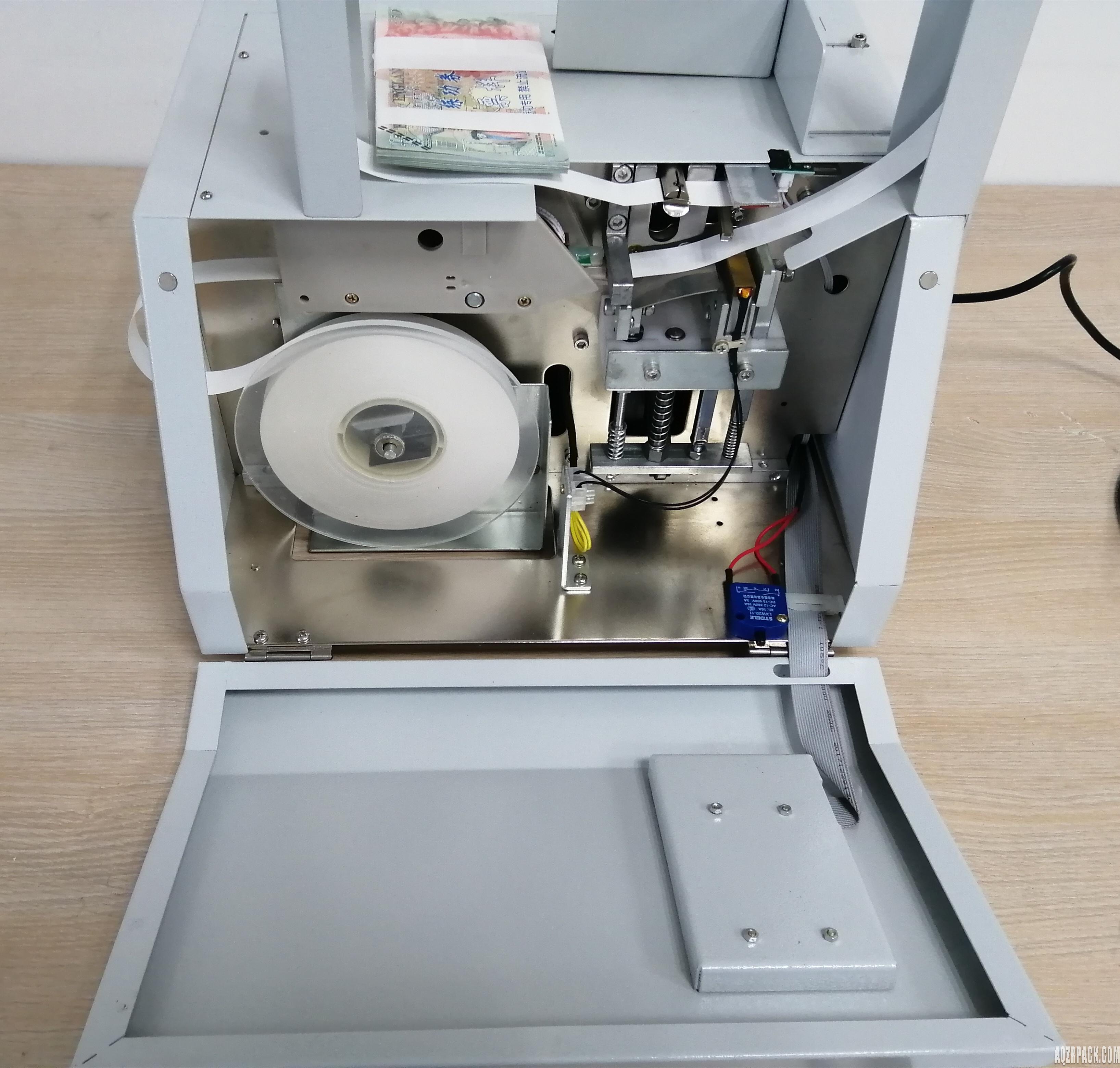 Tabletop banding machine suit 20/30/40mm wide band paper or OPP tape