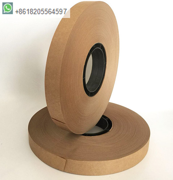 20mm width brown paper band roll for paper banding machine use