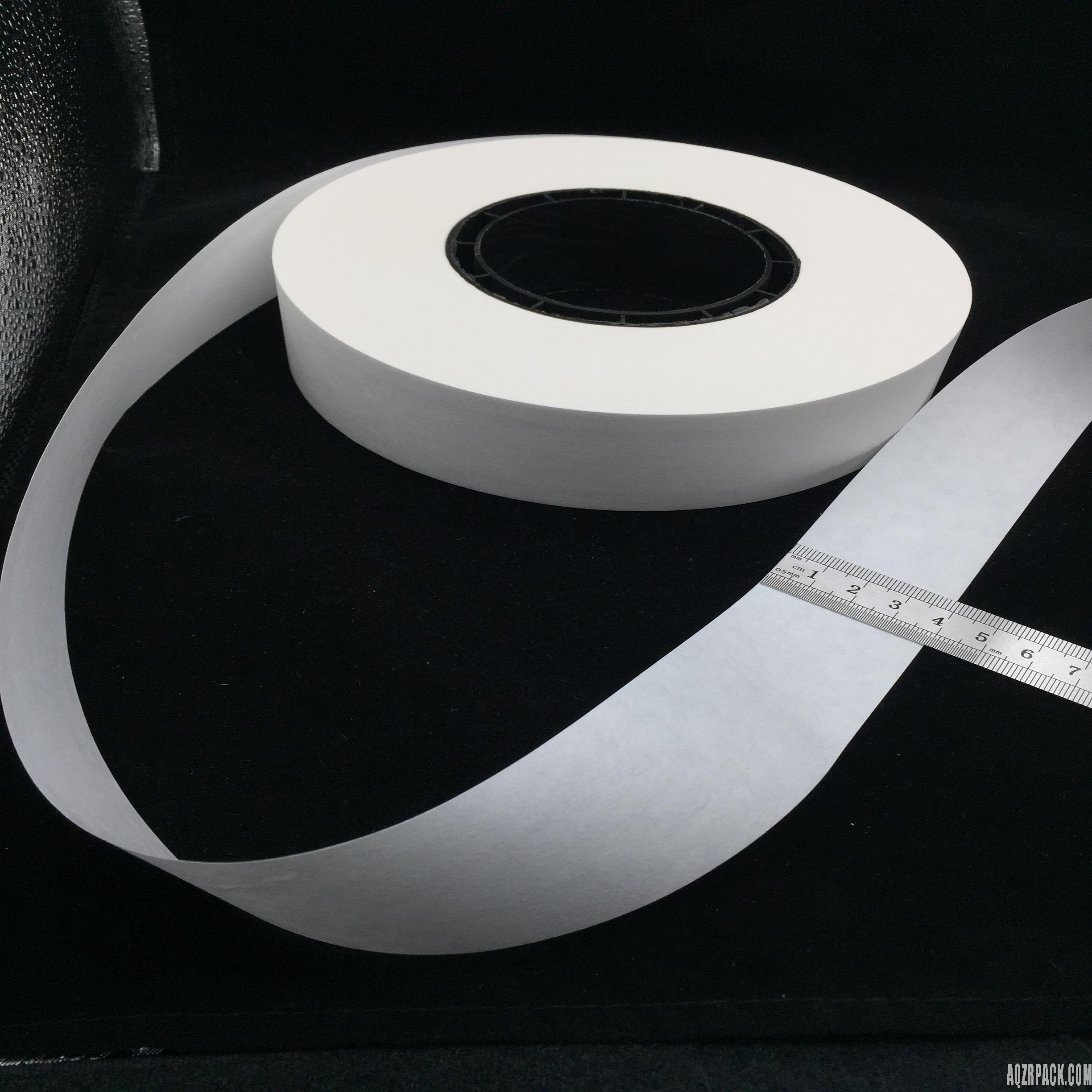 40mm width 76mm diameter plain banding paper tape machine roll