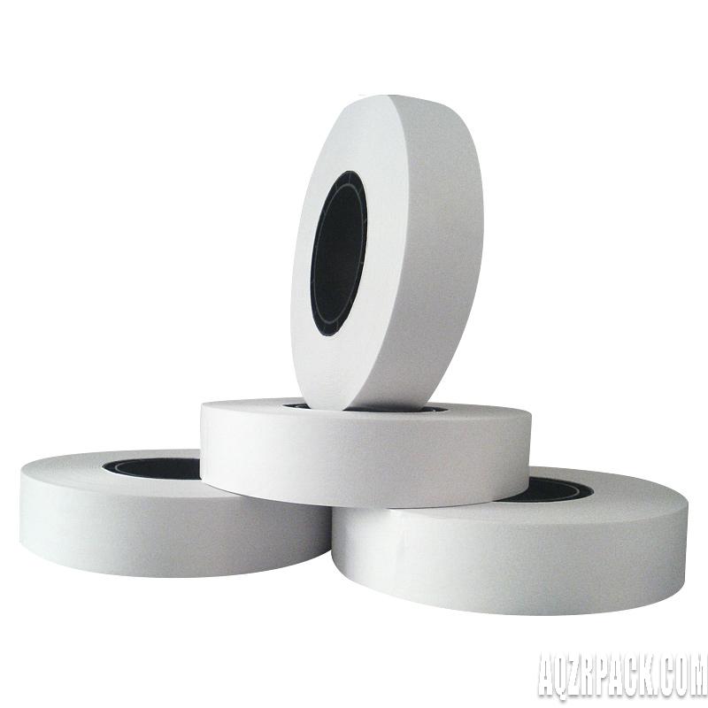30mm wide 76mm diameter heat applied paper roll for smart currency binder use