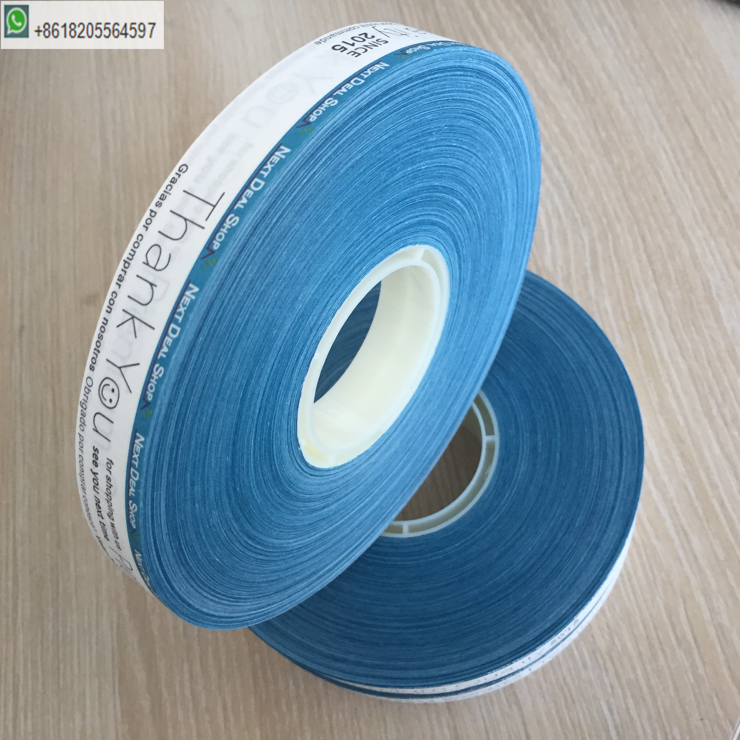 20mm width printed heat applied kraft paper banding tape