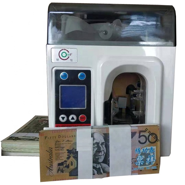 Banknotes/money/cash binding machine