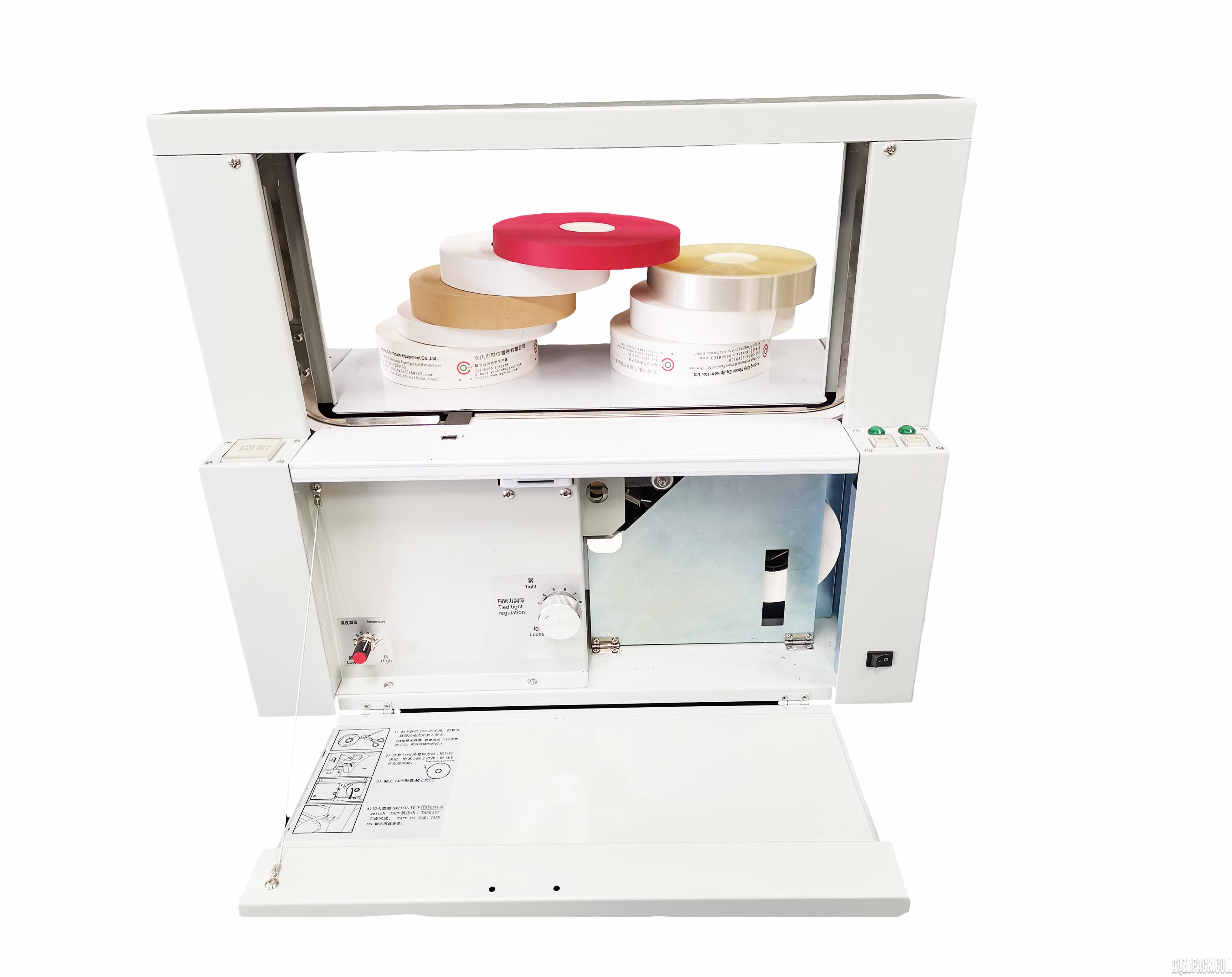 Paper OPP tape wrapping machine also have rolls offered you