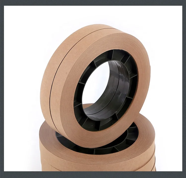 Brown kraft paper banding tape roll for money/cash/bill bundling